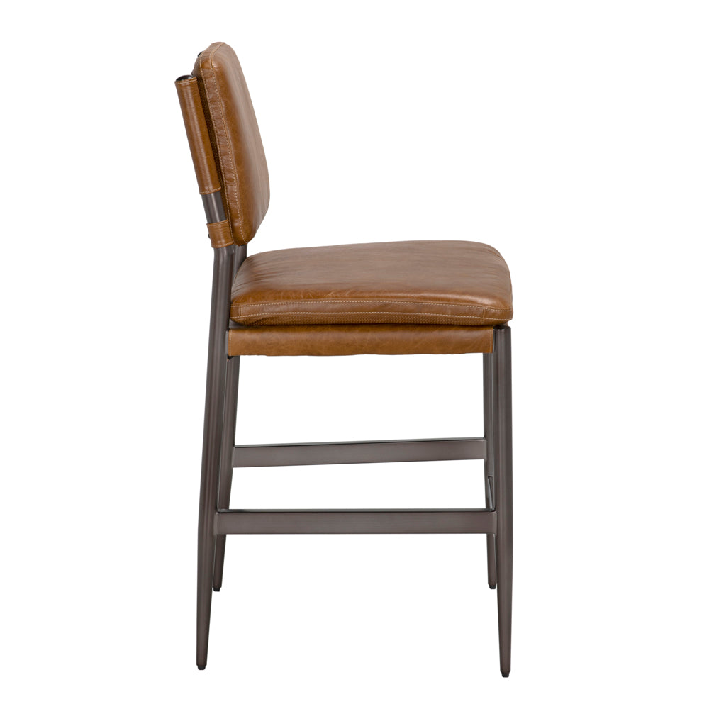 Wooster Dining Chair, Cuba brown leather