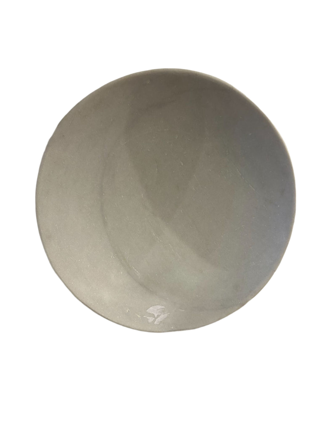 25" White Marble Bowl