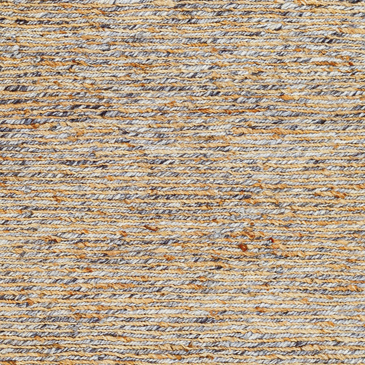 Close-up of the Speckled Wool Rug - 8'x10', featuring tightly braided strands in tan, beige, and light brown for a textured, rustic look.