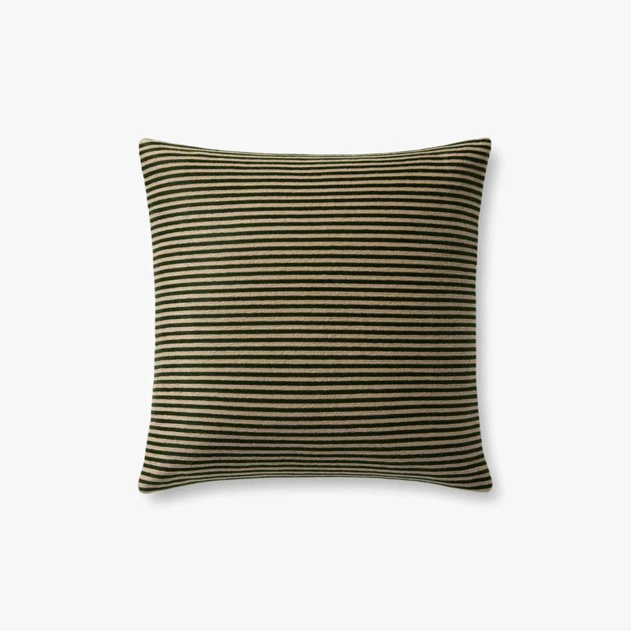 Olive Stripe Pillow