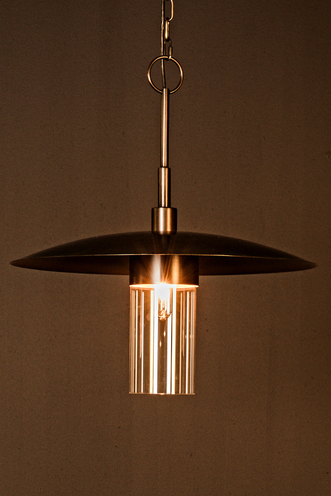 Pendant Metal with Aged Brass Finish