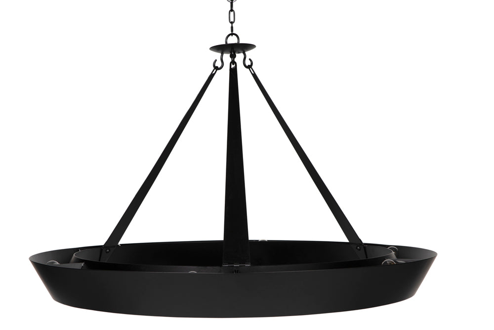 Iron Ring Chandelier