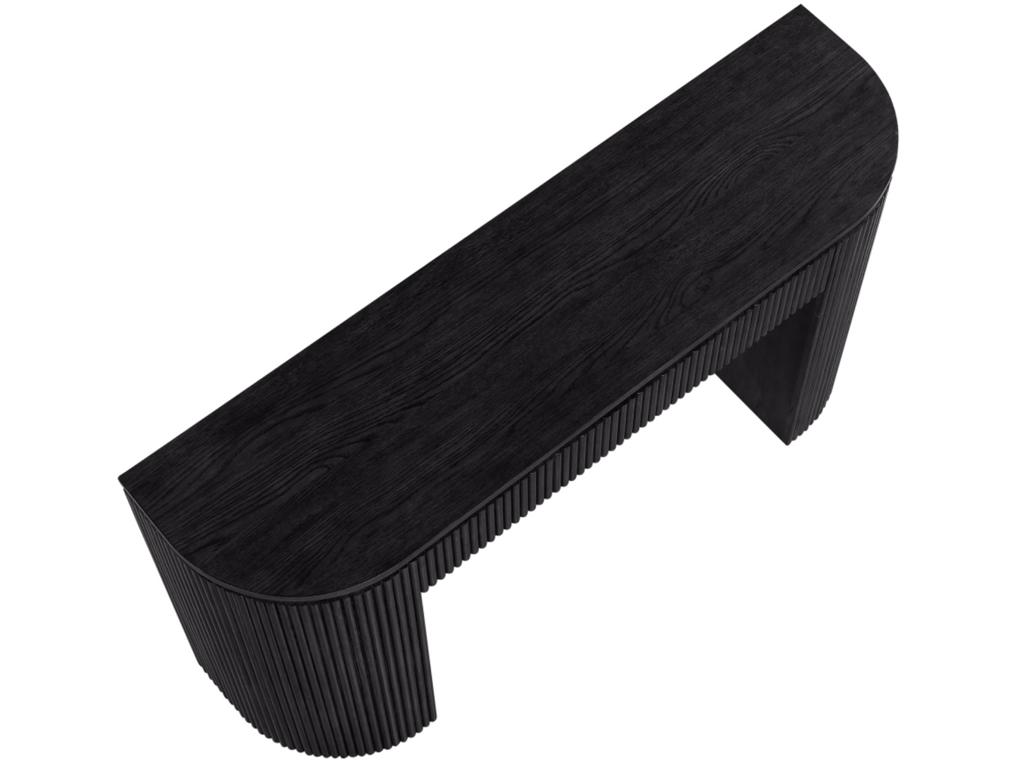 Astrid Solid Wood And Oak Veneer Console Table