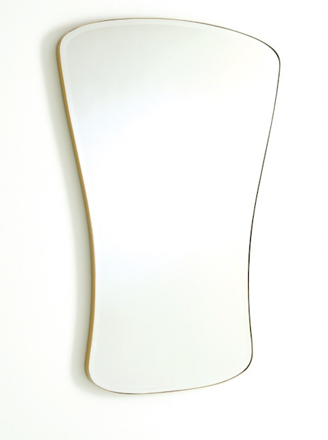 Brass Key Mirror