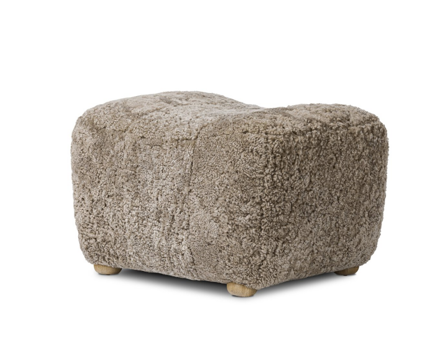 Shearling Ottoman