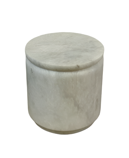 Stone Canister - Pearl White