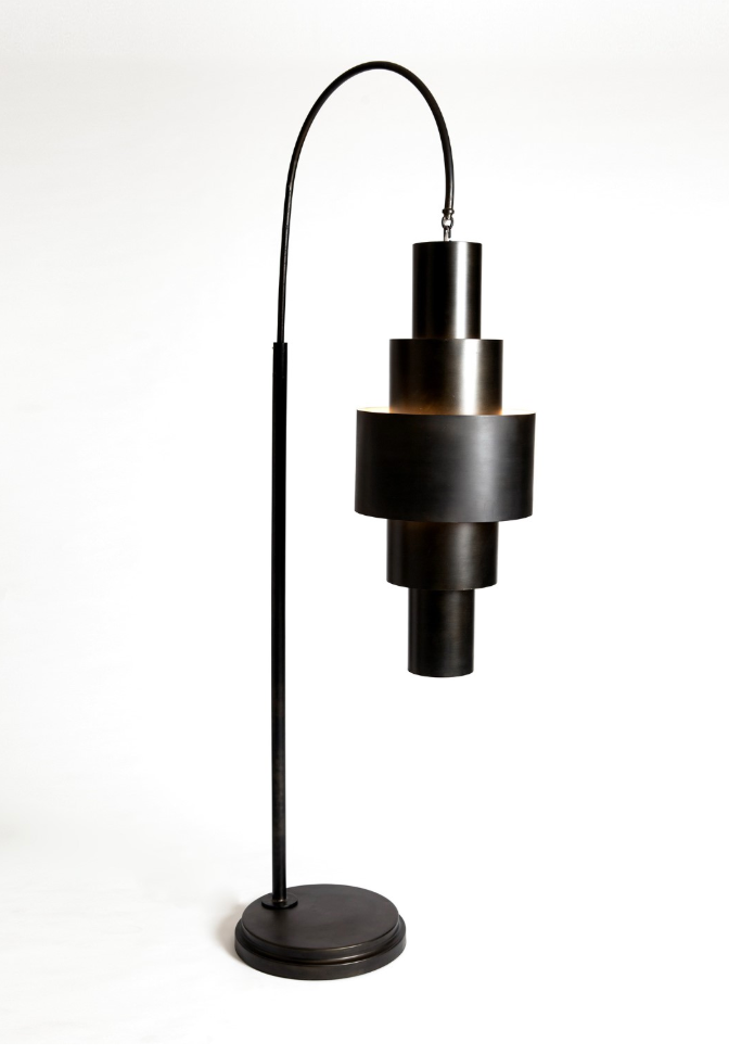 Metal Arch Tower Floor Lamp