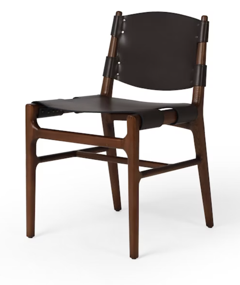 Sling Leather Dining Chair