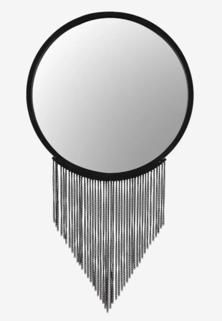 Ring Fringe Mirror
