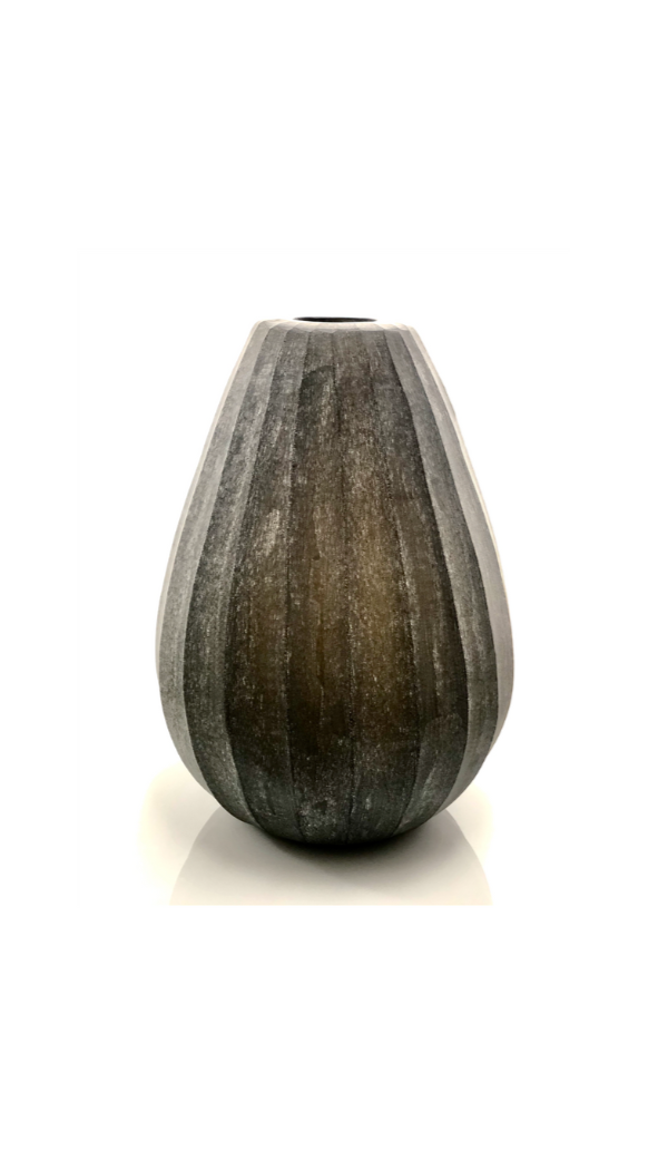 Rib Cut Vase, Tall