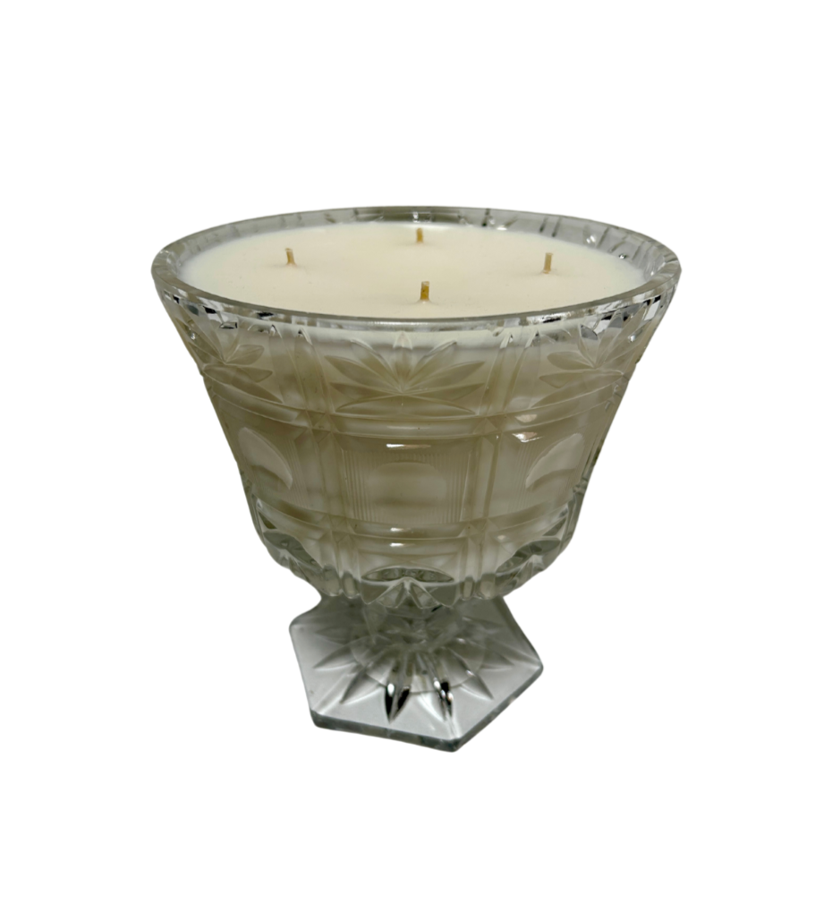 Crystal Glass Scented Candle - Midnight Forest