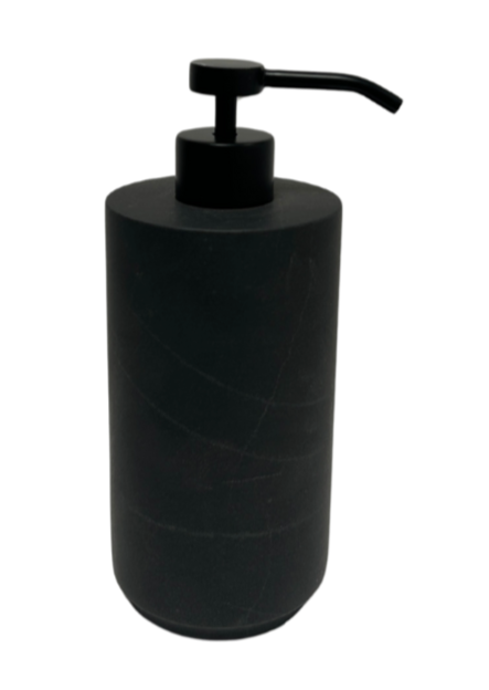 Stone Soap Dispenser - Jet Black