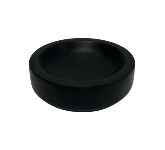 Stone Soap Dish - Jet Black
