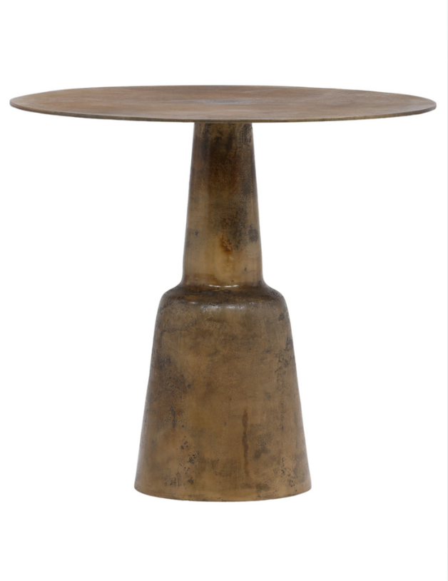 Antique Brass Bistro Table