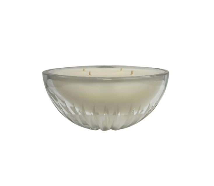Crystal Glass Scented Candle - Sweet Santal