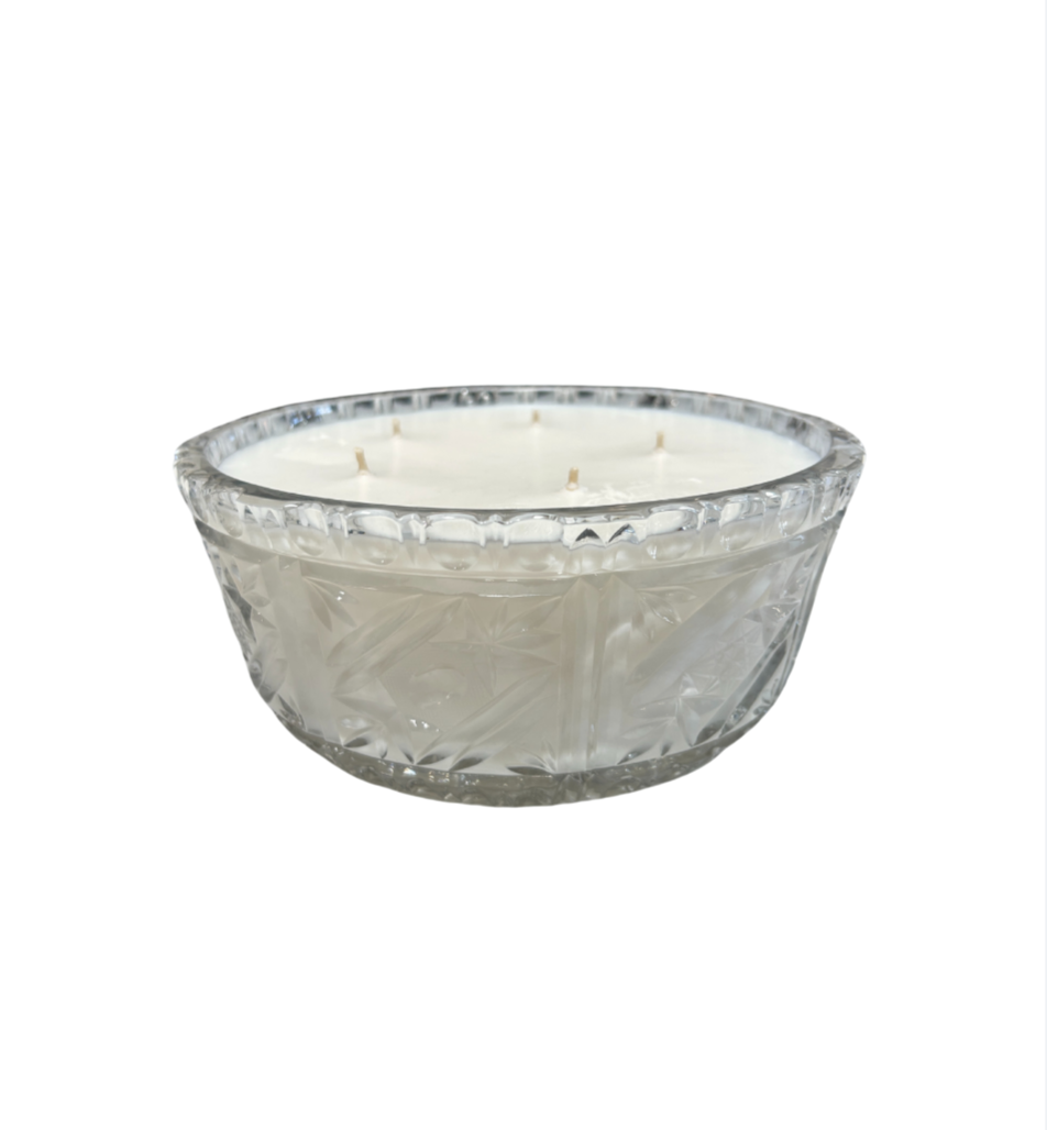 Crystal Glass Scented Candle  - Melting Glacier
