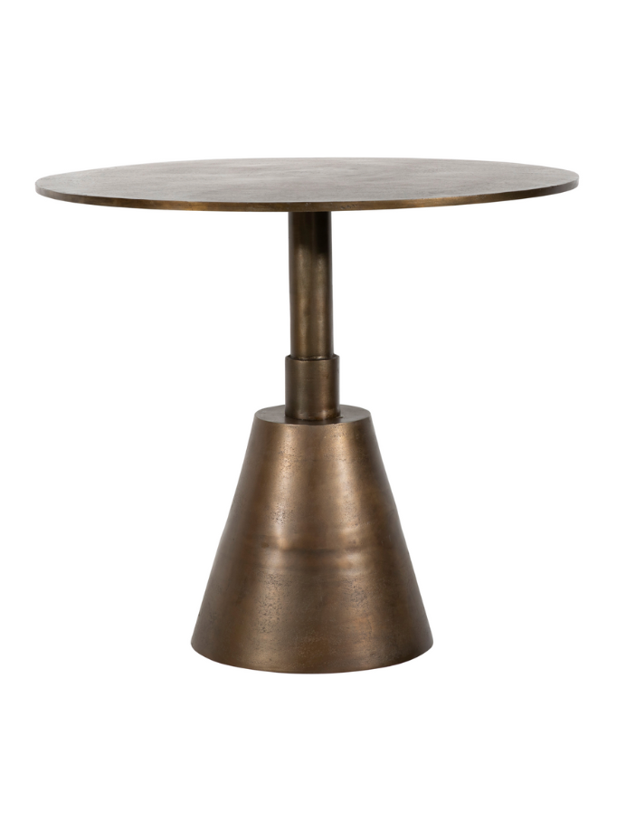 Oil Brass Bistro Table