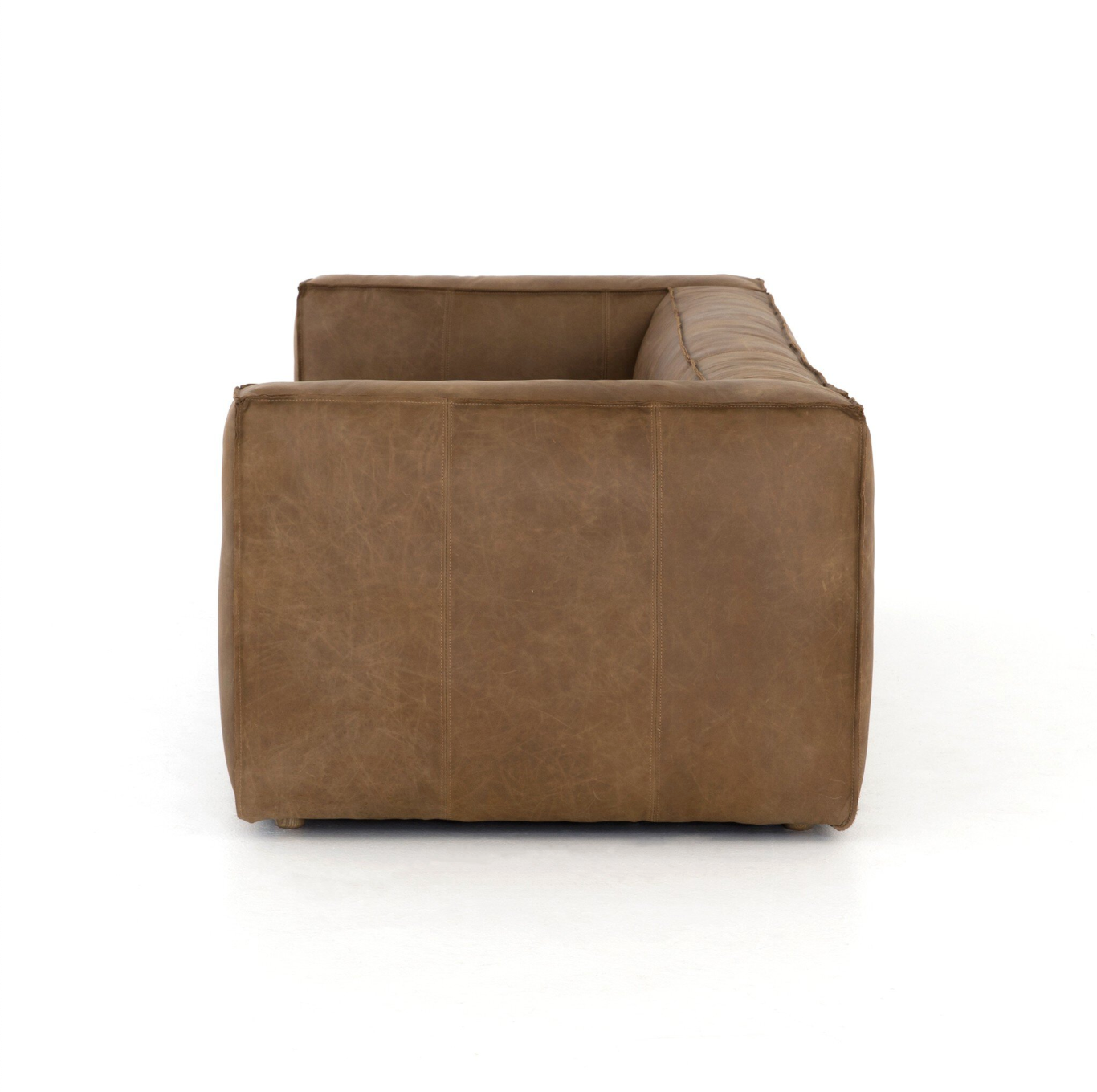 Reverse Stitch Sofa - washed sand