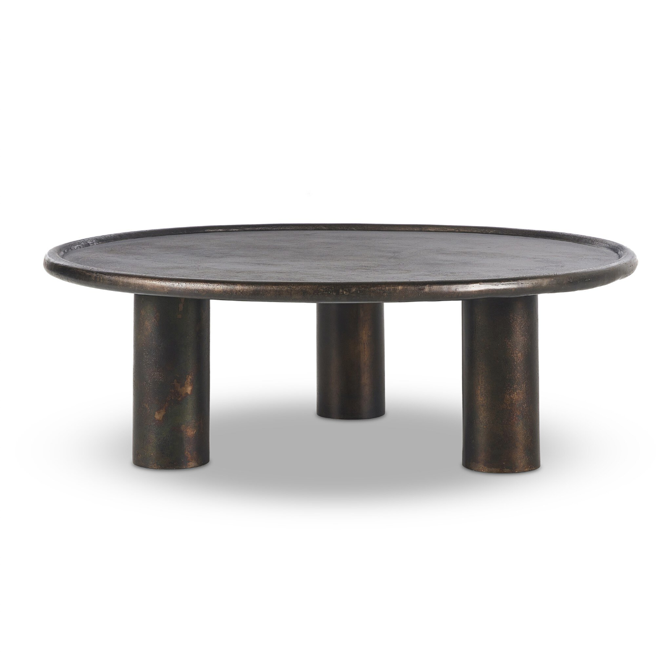 Distressed Bronze Coffee Table