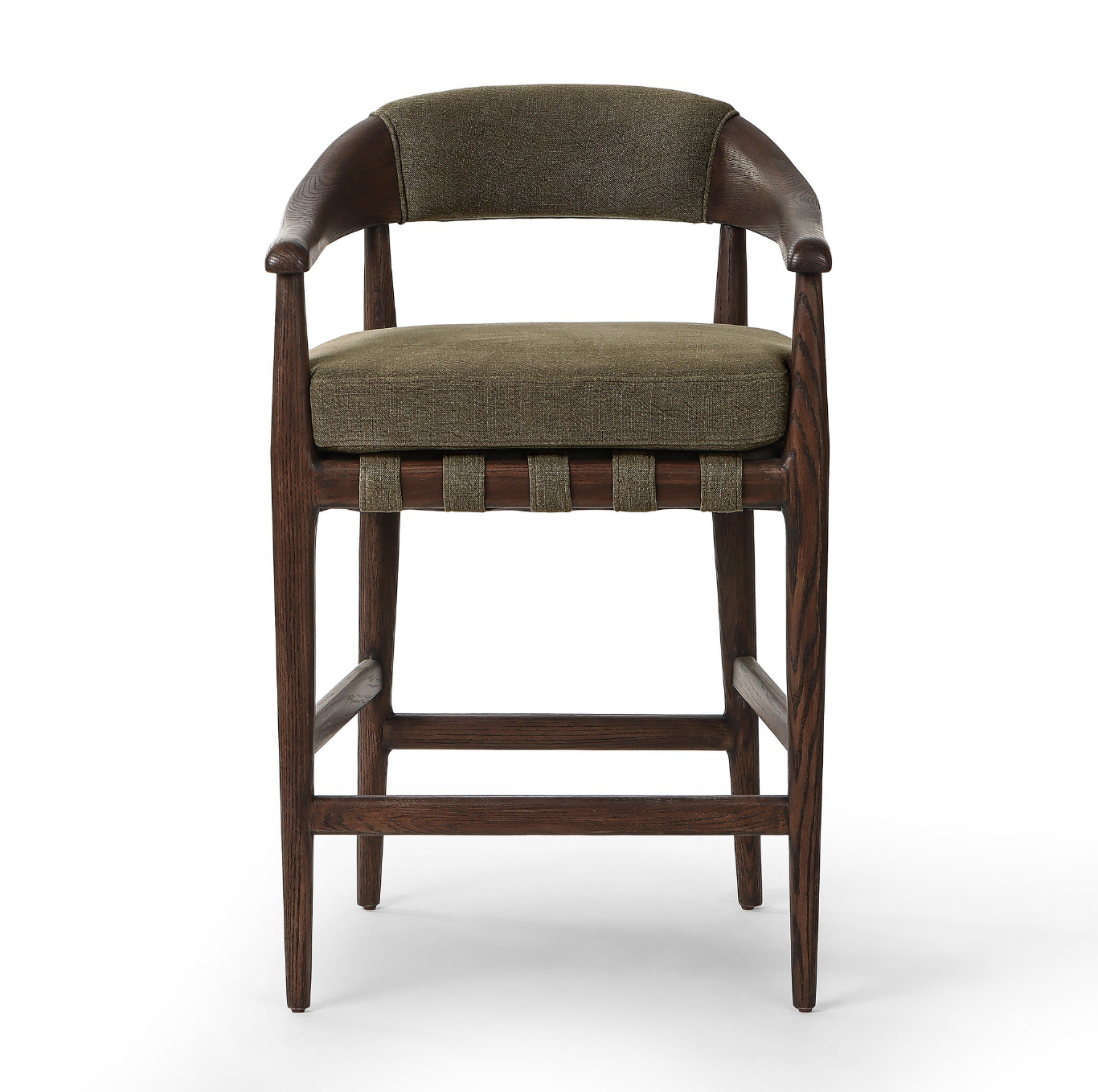 Linen Upholstered Stool