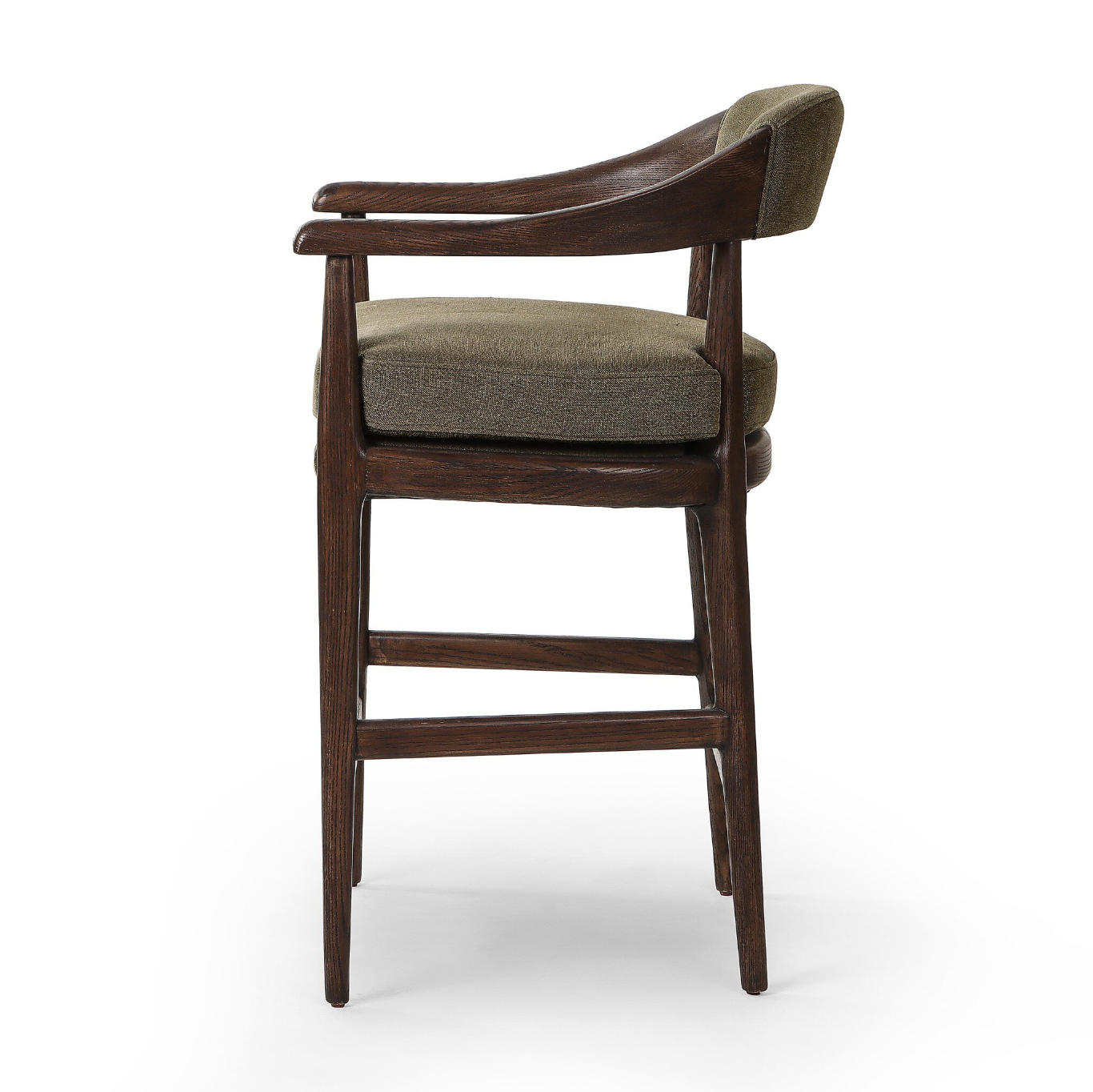 Linen Upholstered Stool