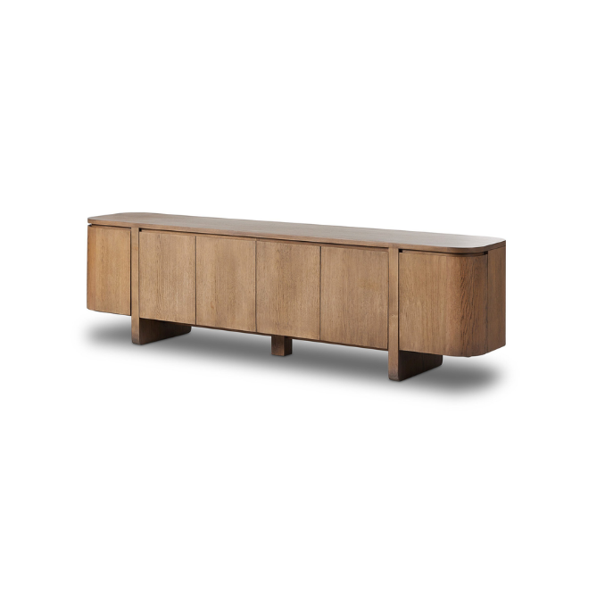 Tawny Oak Console Table