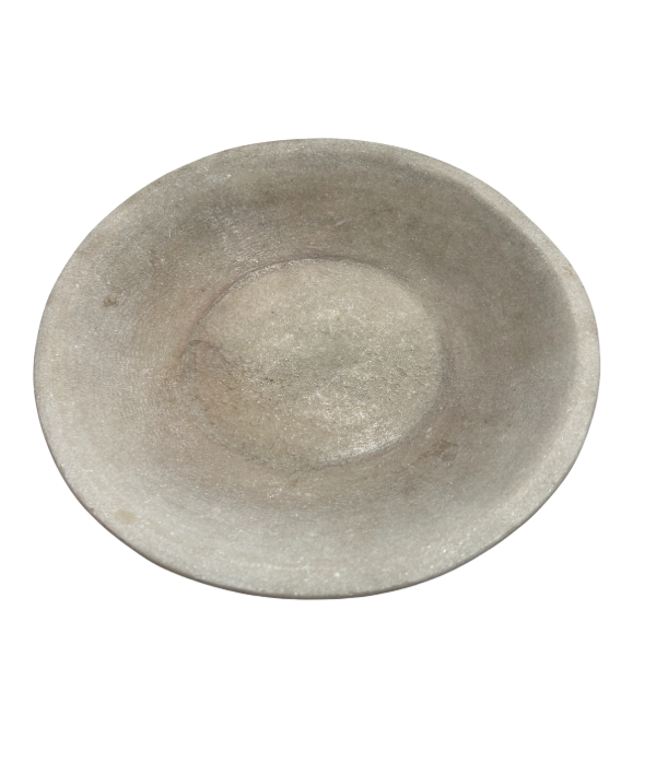 Antique Raw Marble Bowl - Ivory