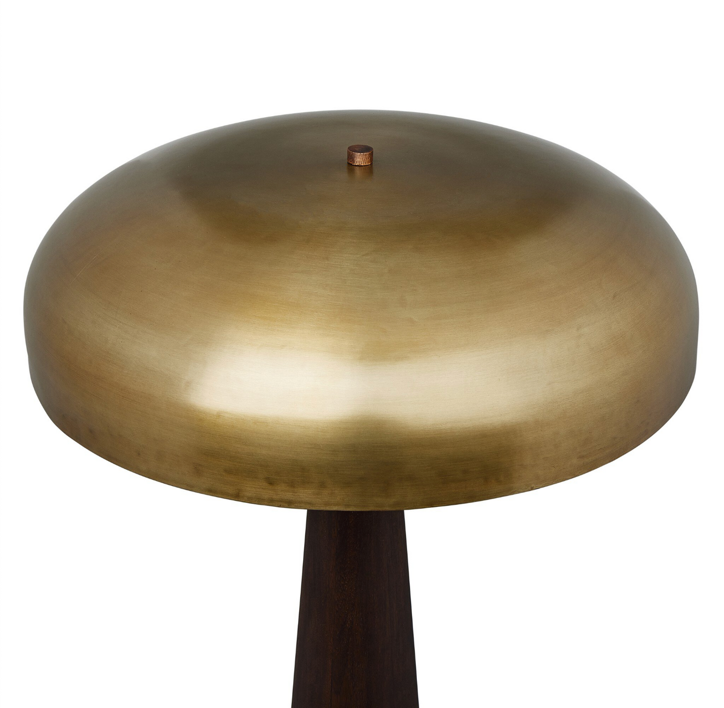 Mango & Brass Mushroom Floor Lamp