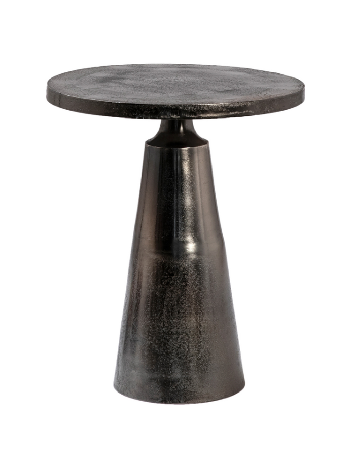 Black Nickel Side Table