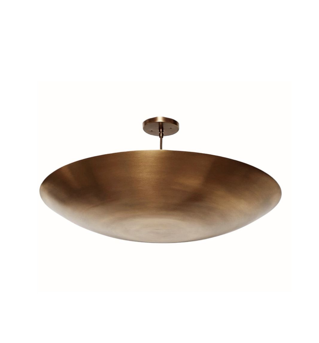 30" Concave Drum Ceiling Pendant