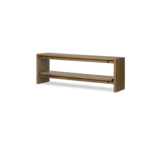 Minimal Oak Media Console