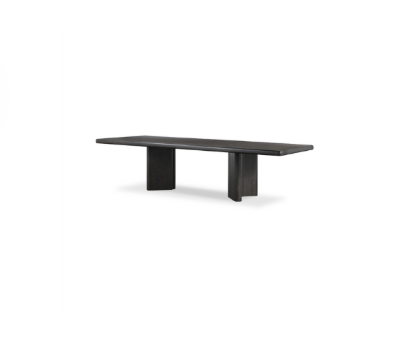 Angled legs French Oak Dining Table