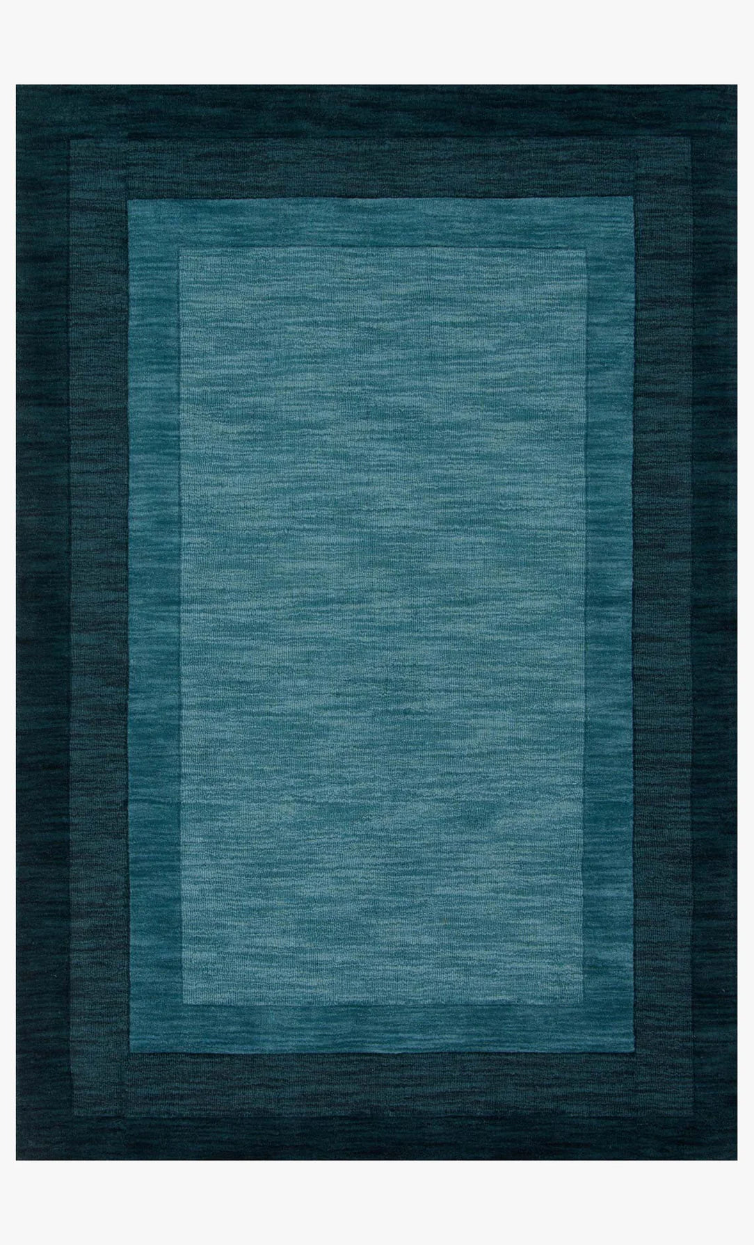 9' x 13' Banded Area Rug, Black/Grey