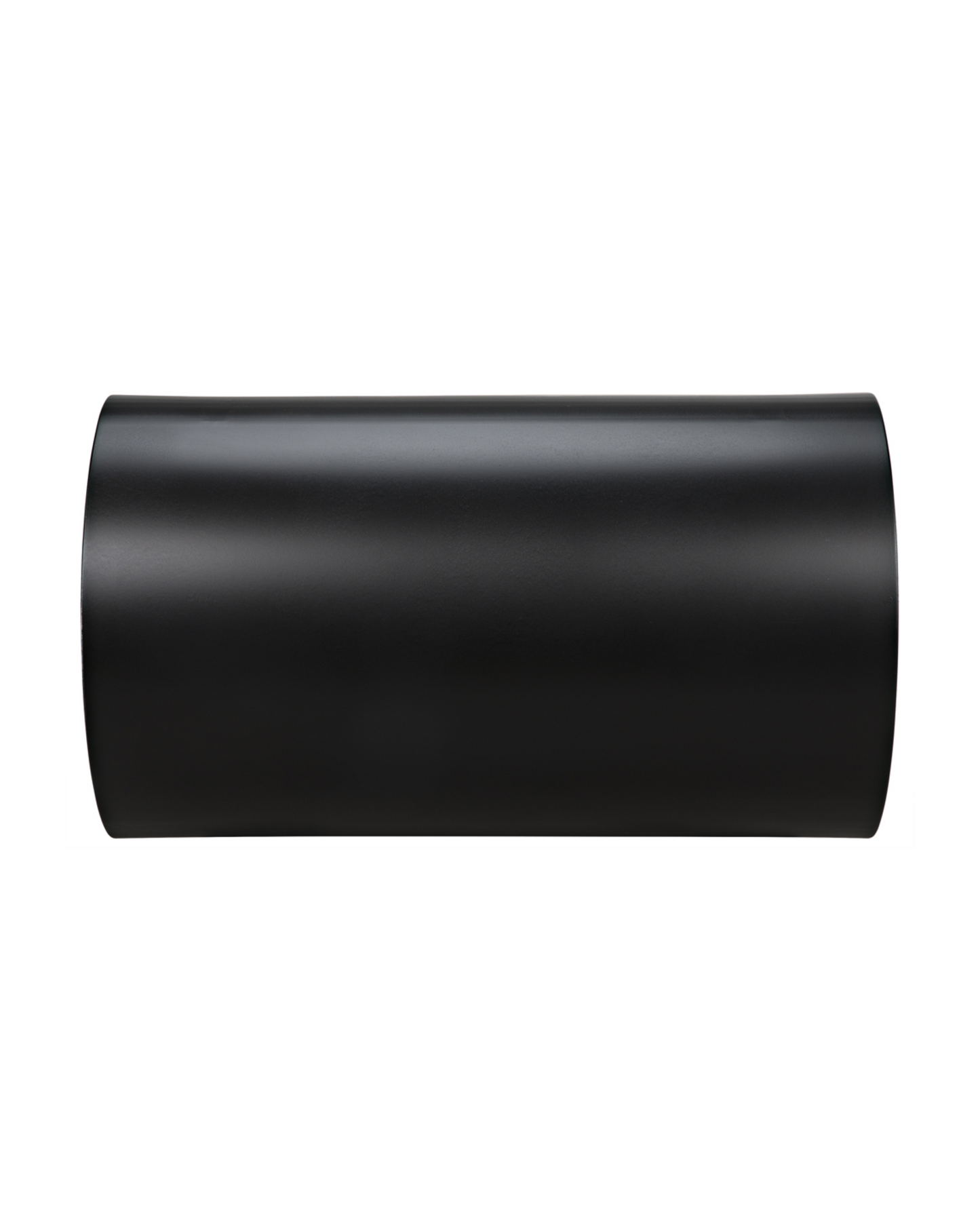 Matte Black Oval Table
