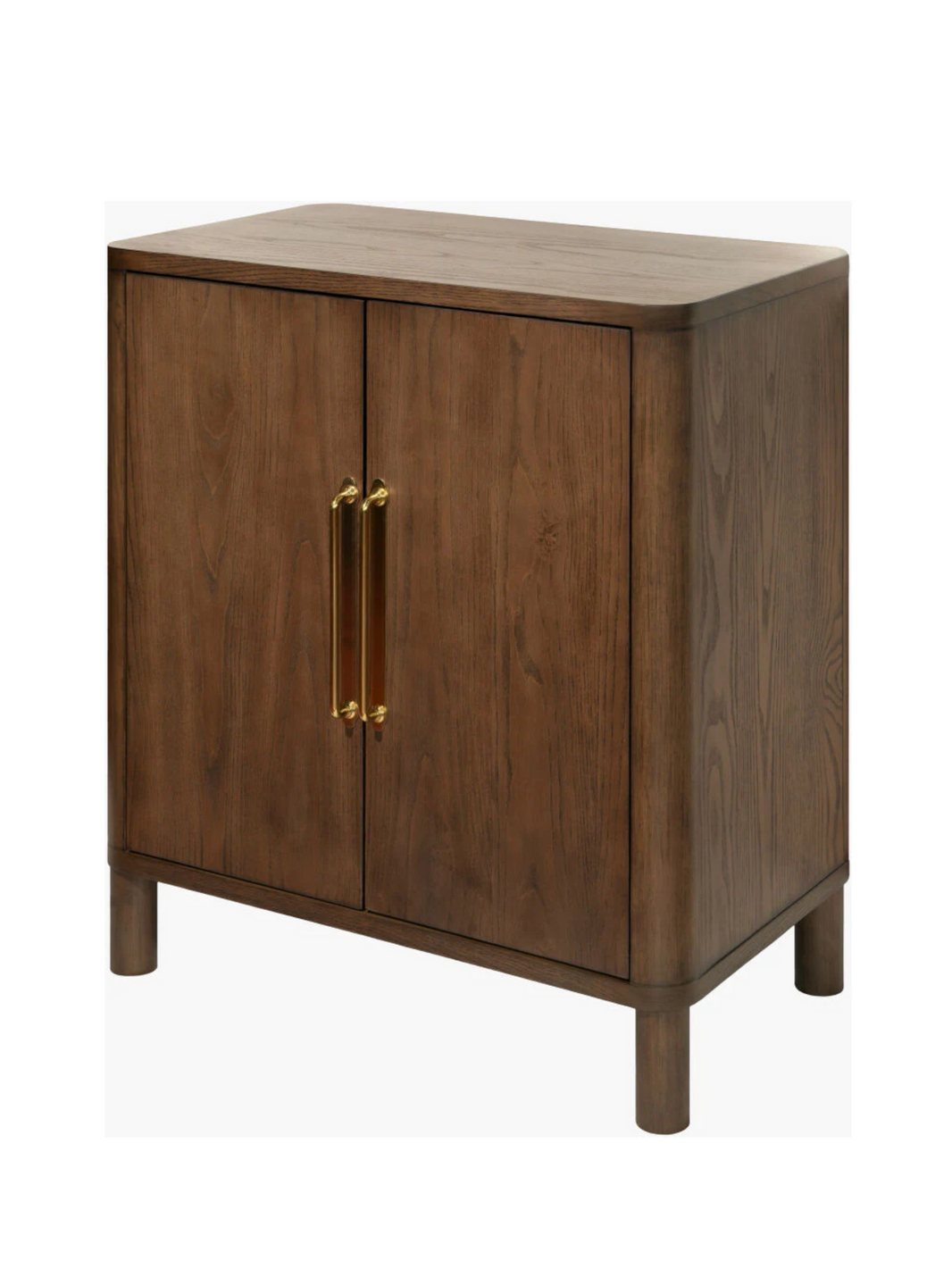 Ash Wood & Brass Hutch