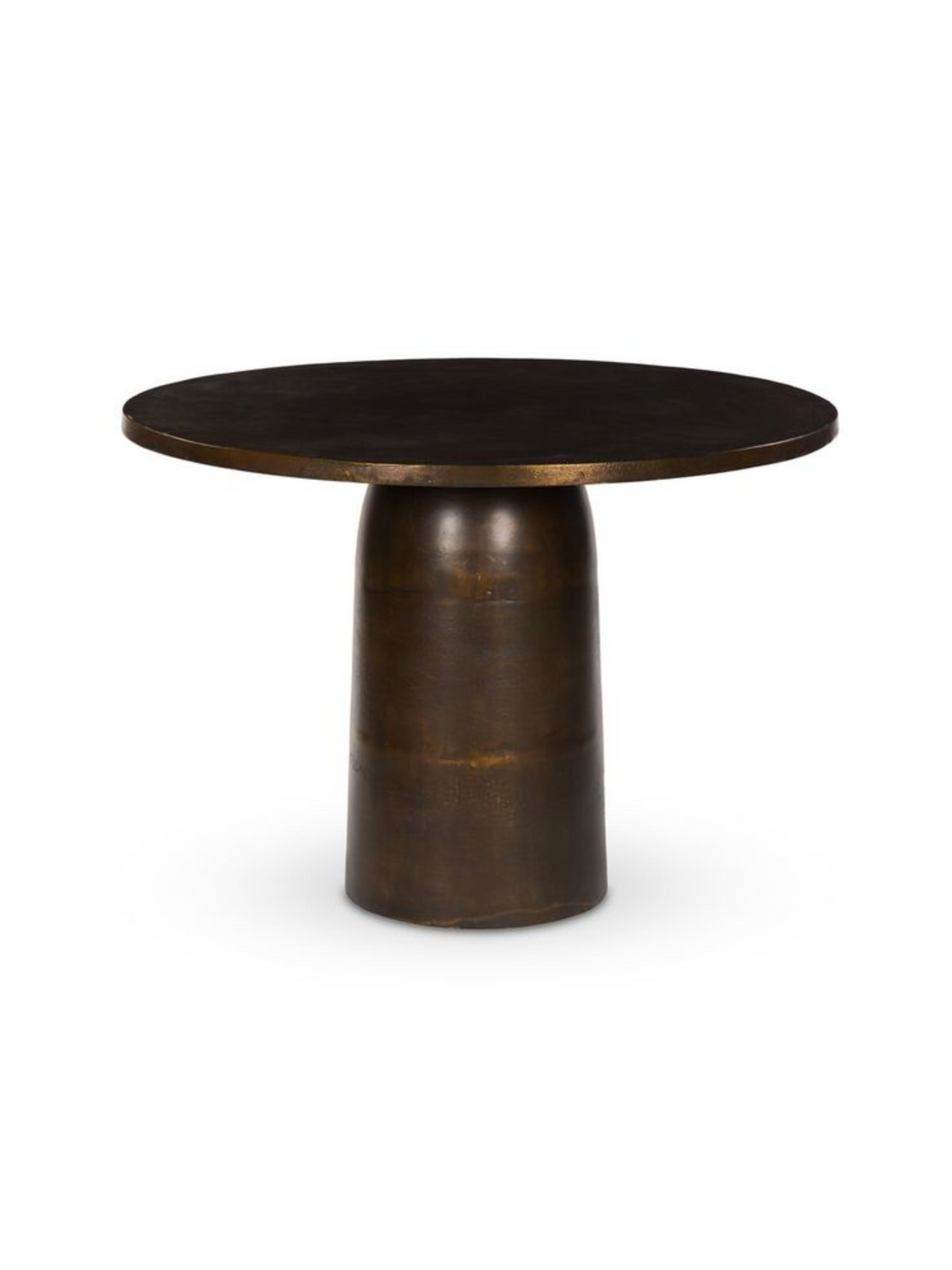 42" Metal Drum Bistro Table