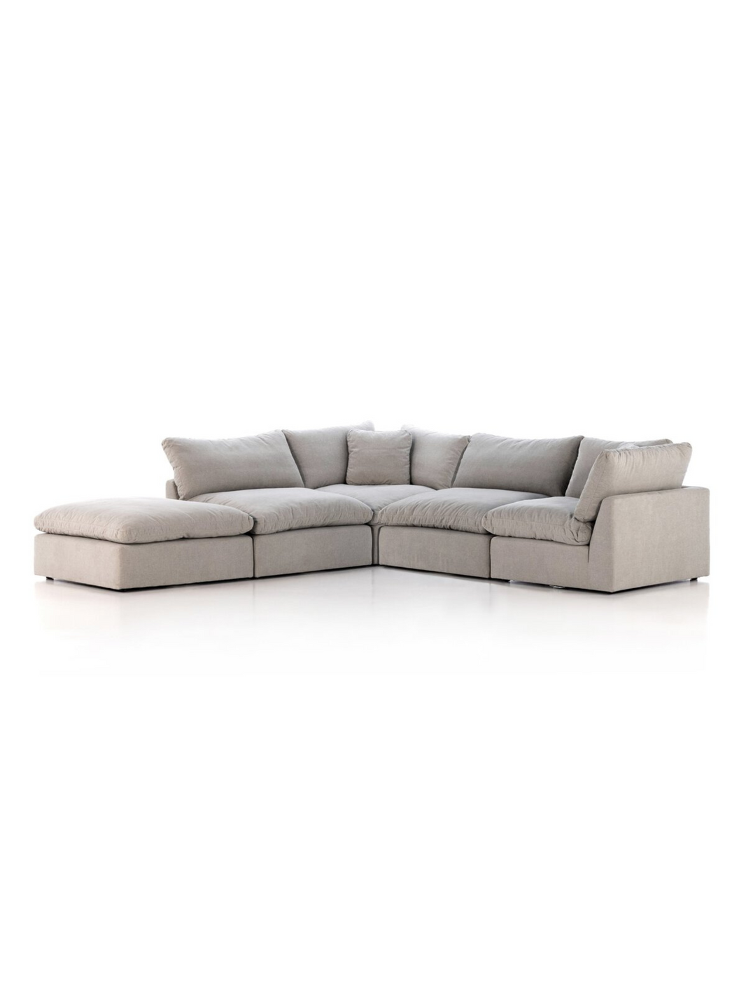 5-Piece Modular Pillow Sectional