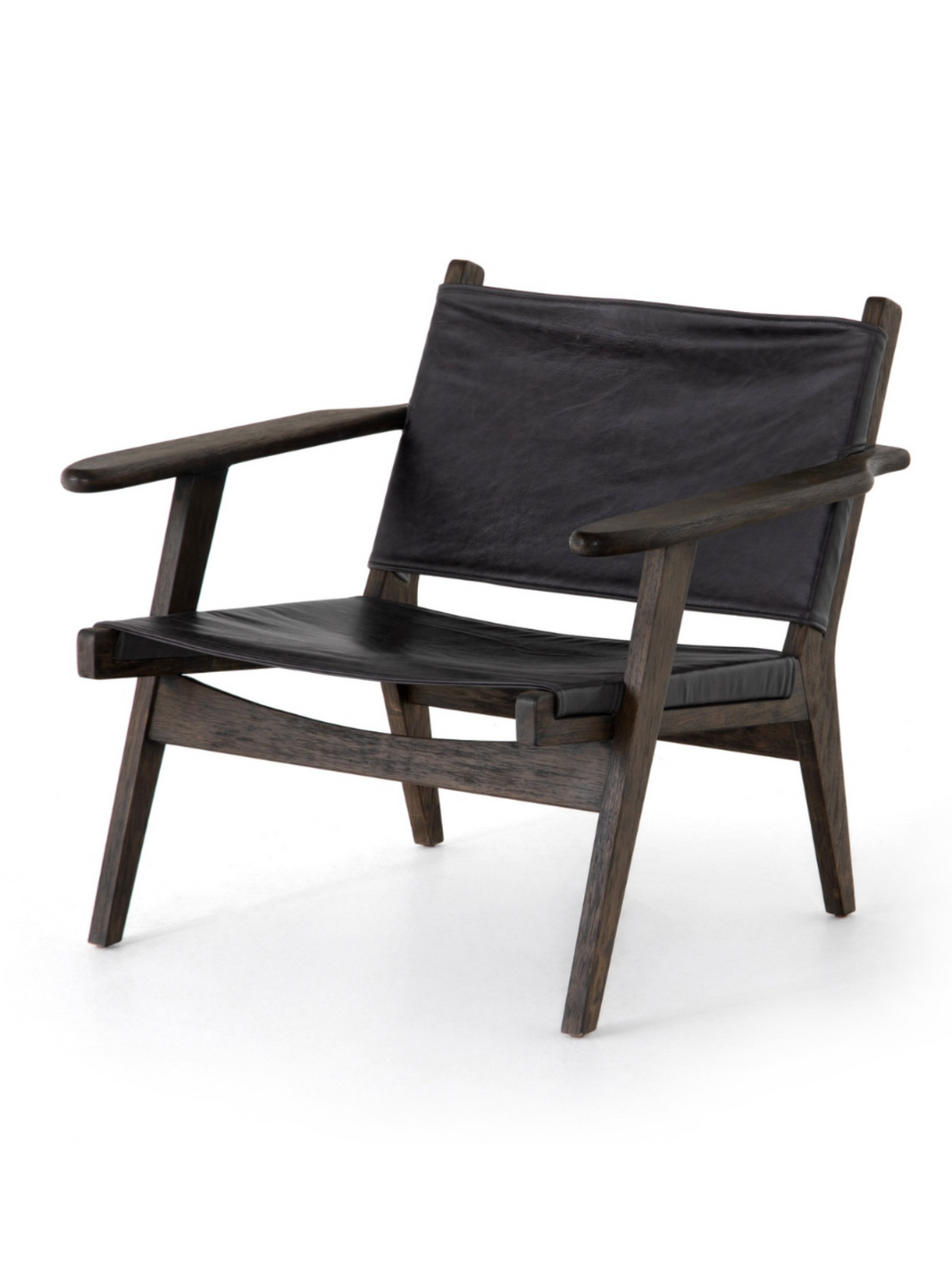 Sling Leather Lounge Chair