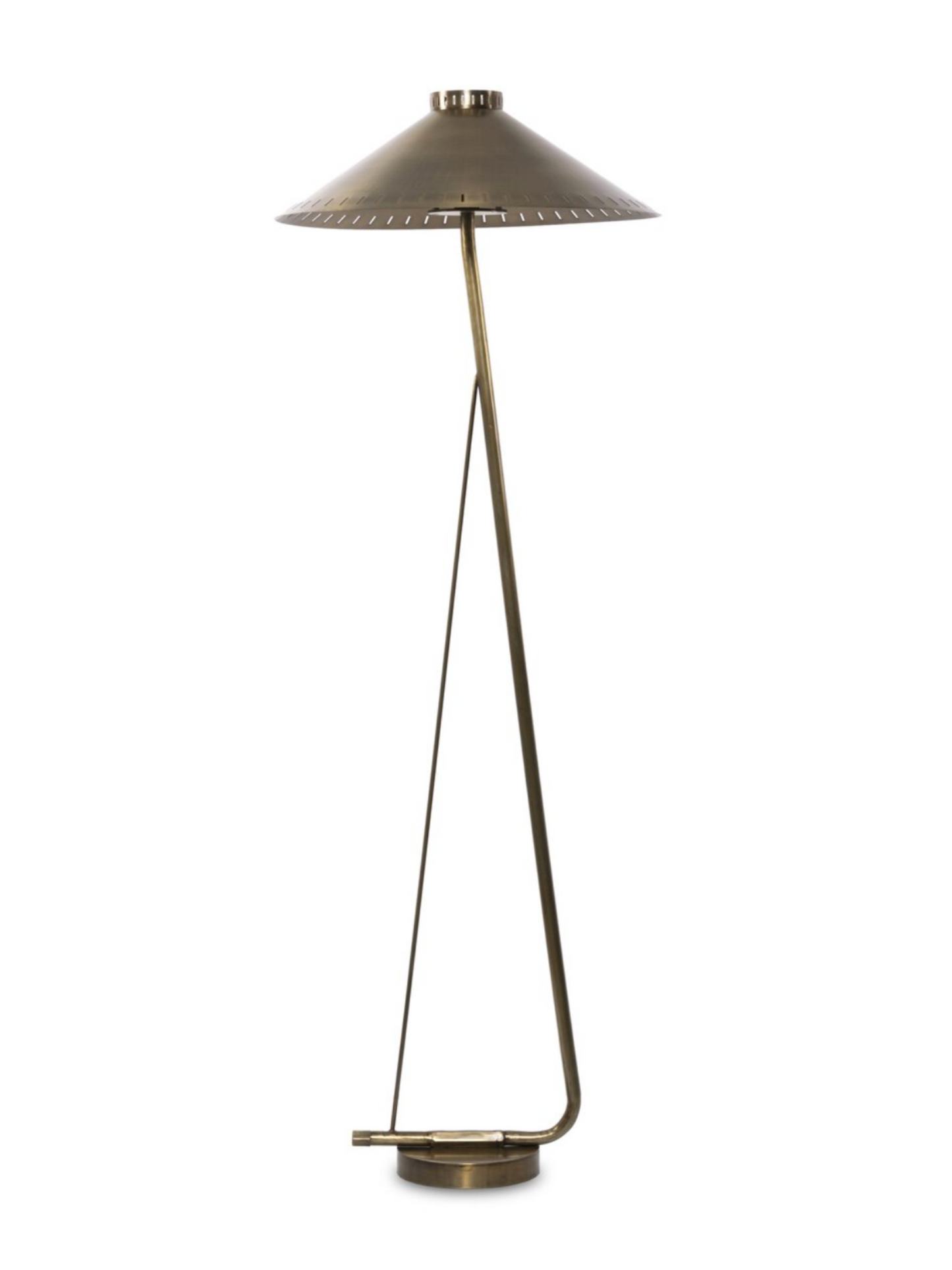 Metal Pyramid Floor Lamp