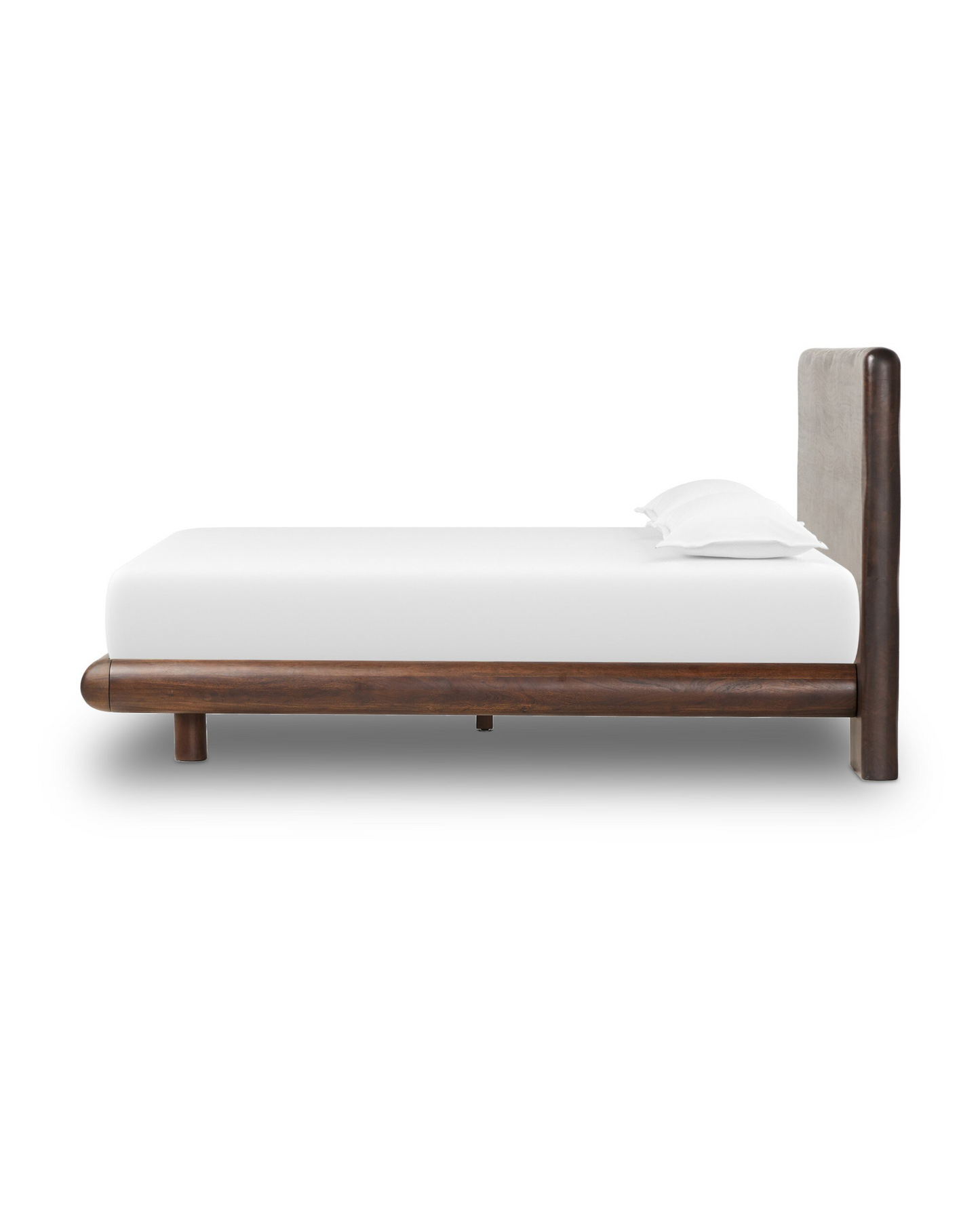 Solid Acacia Panel Bed