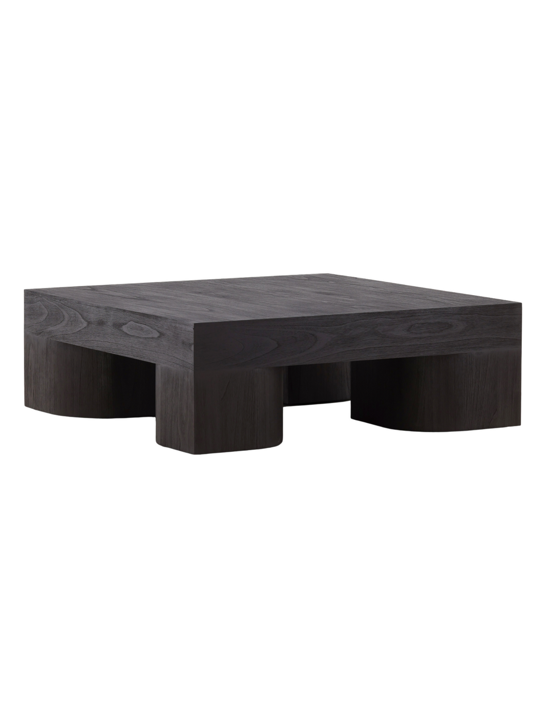 Dark Brown Square Coffee Table
