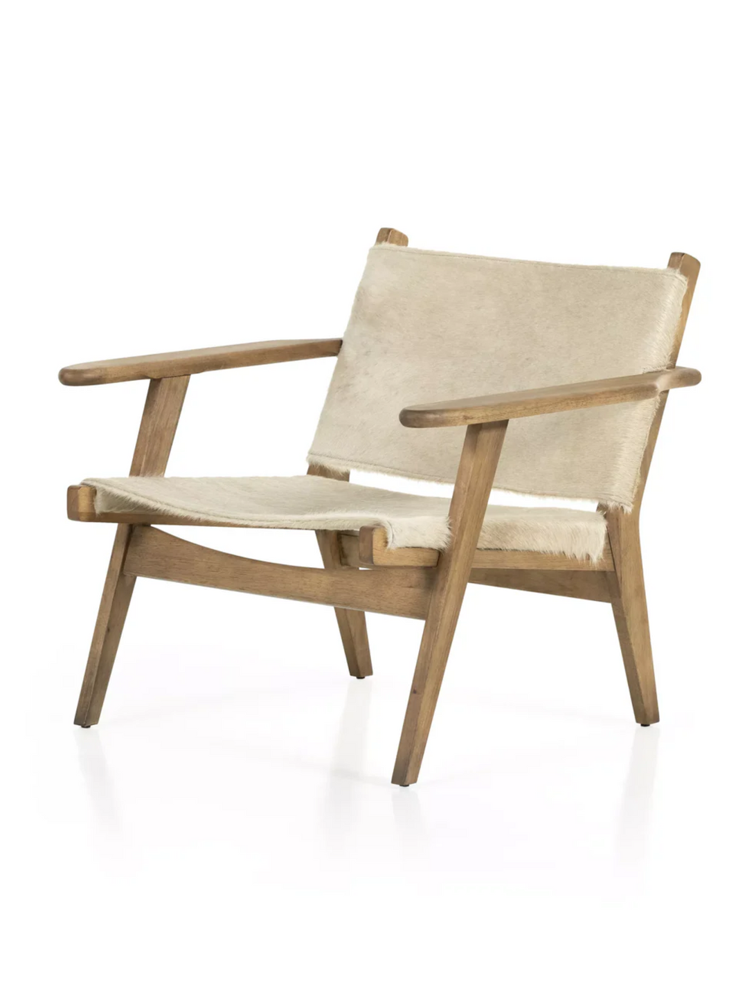 Hair On Hide Sling Lounge Chair