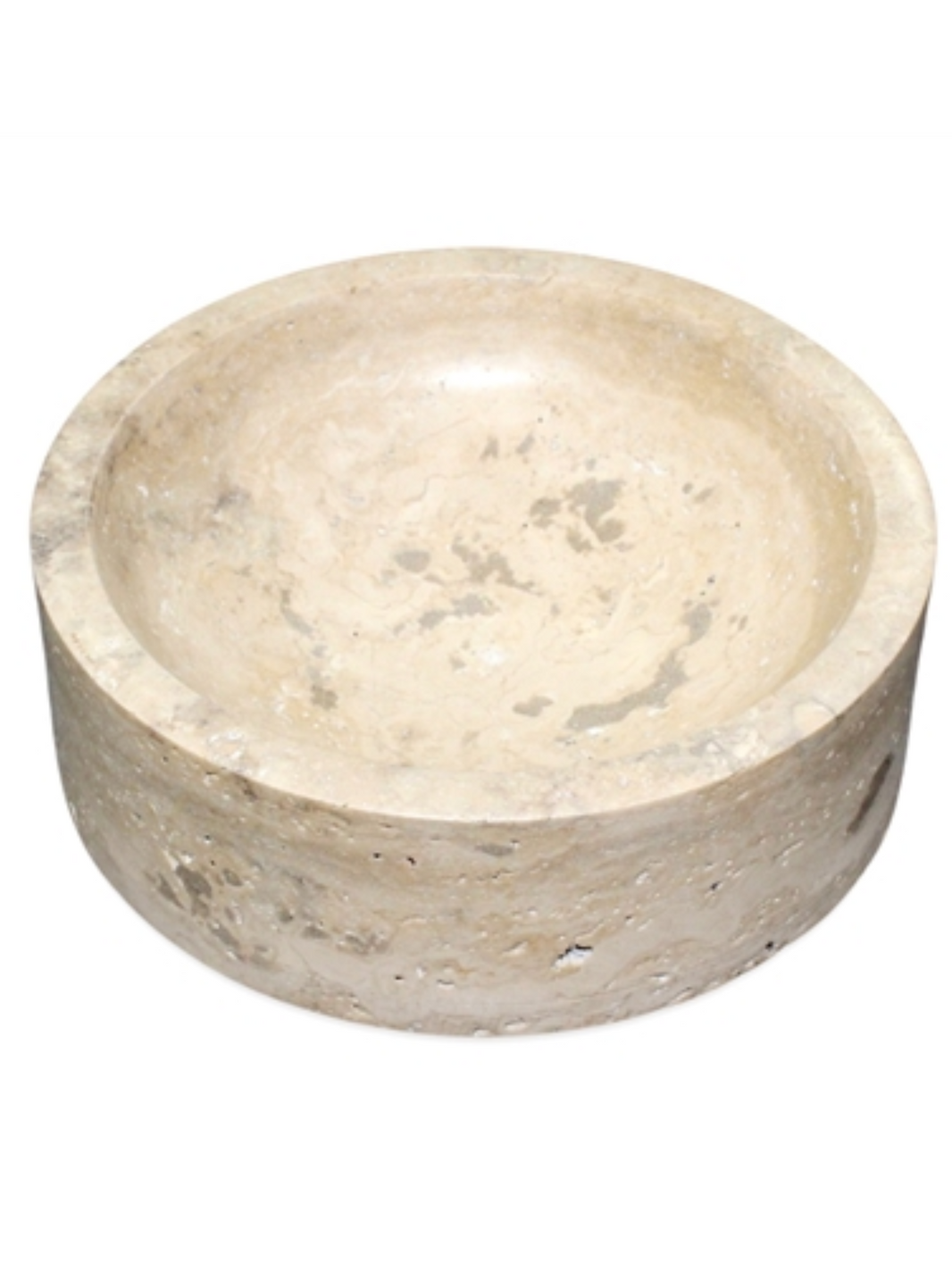 Travertine Chip Bowl - Small