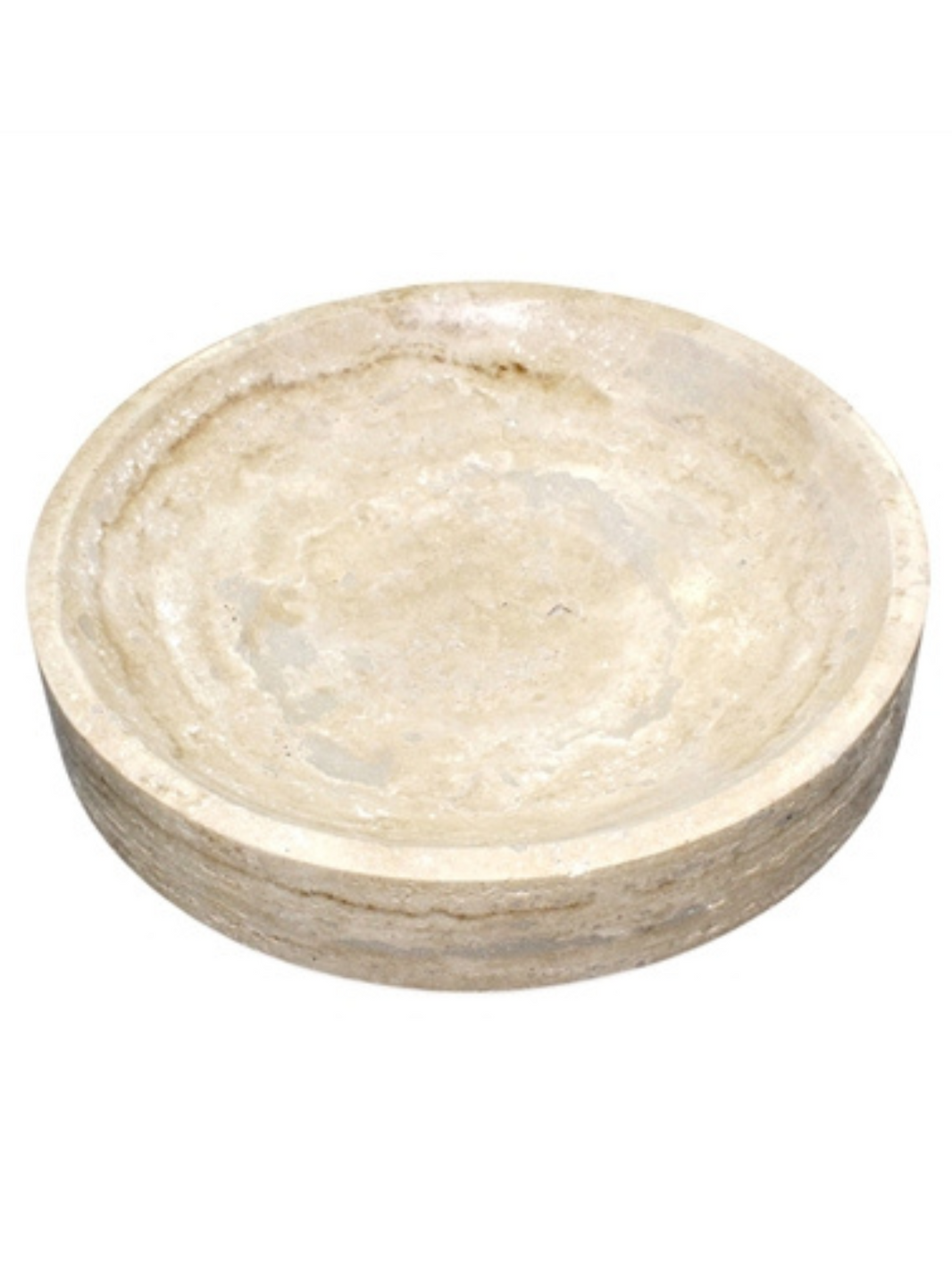 Travertine Chip Bowl - Large