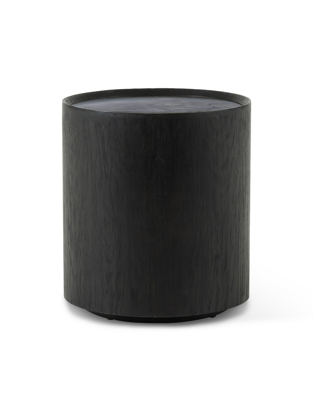 Oak & Stone End Table - Black