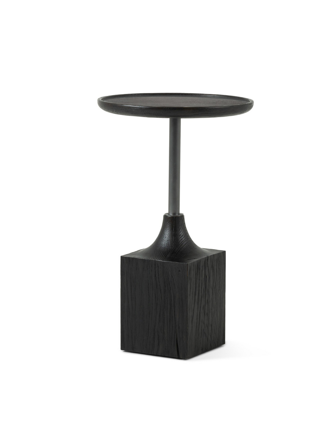 Bluestone & Cube Base End Table