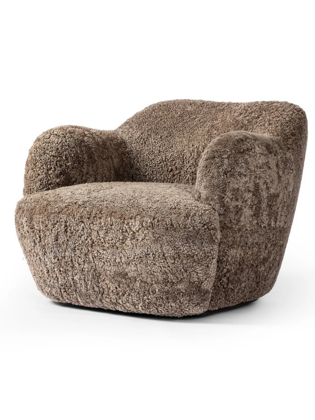 Shearling Swivel Chair