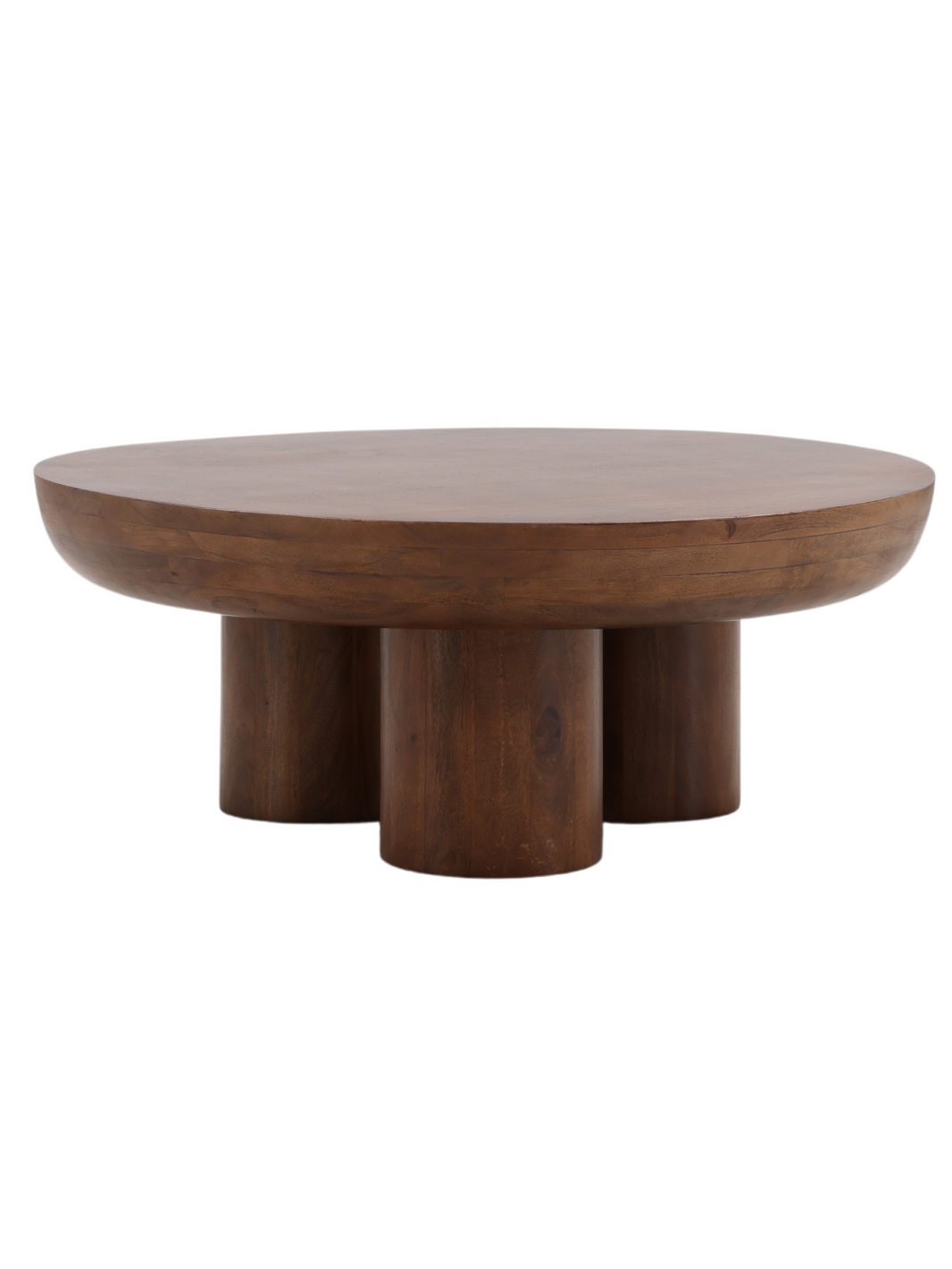 Round Wood Coffee Table