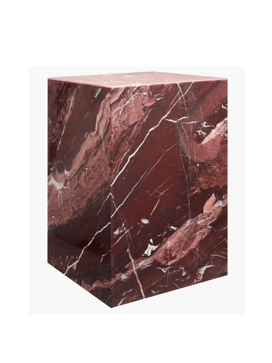 Marble Cube End Table
