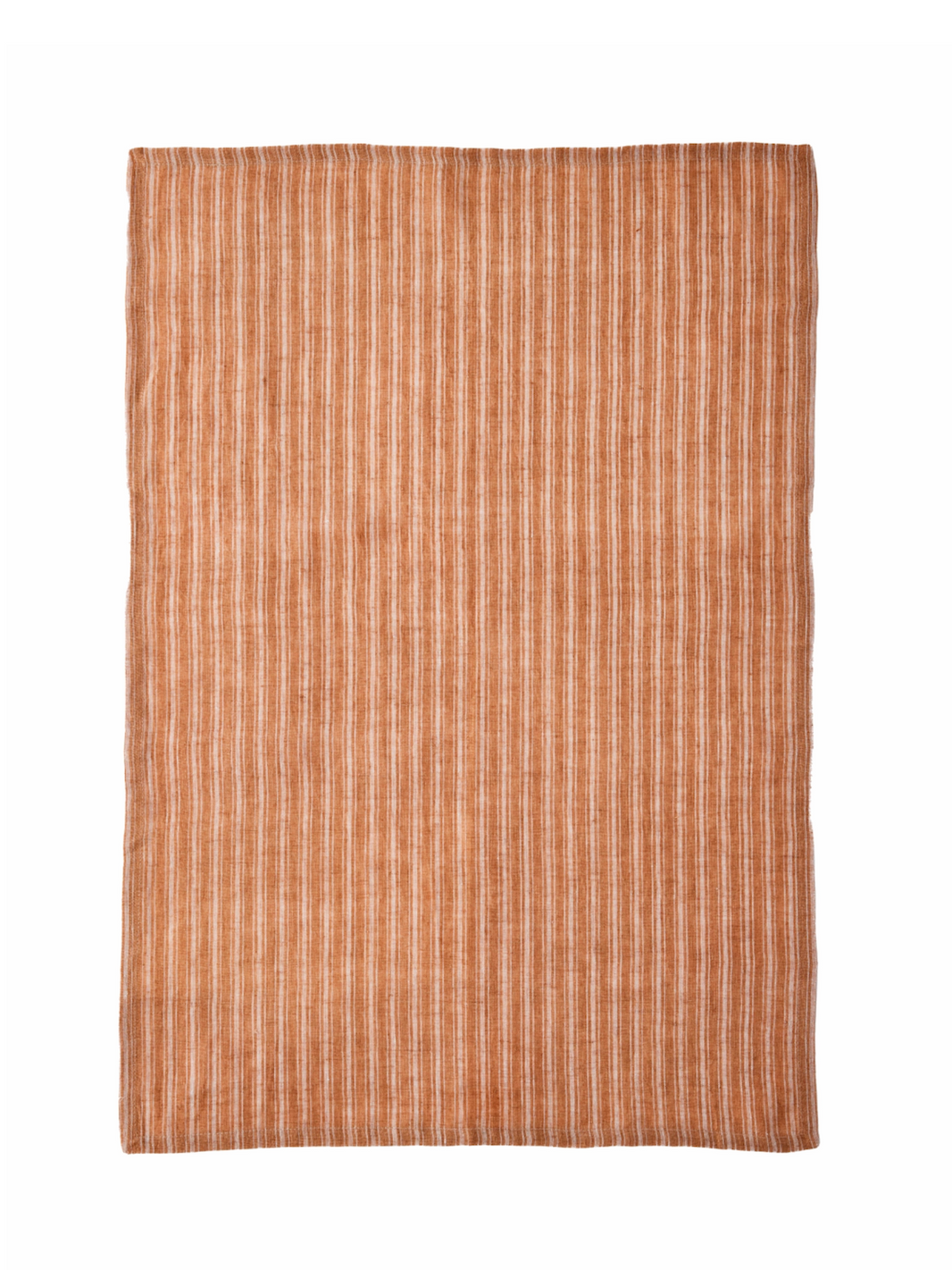 Ticking Stripe Linen Tea Towel - Dune (Set of 2)